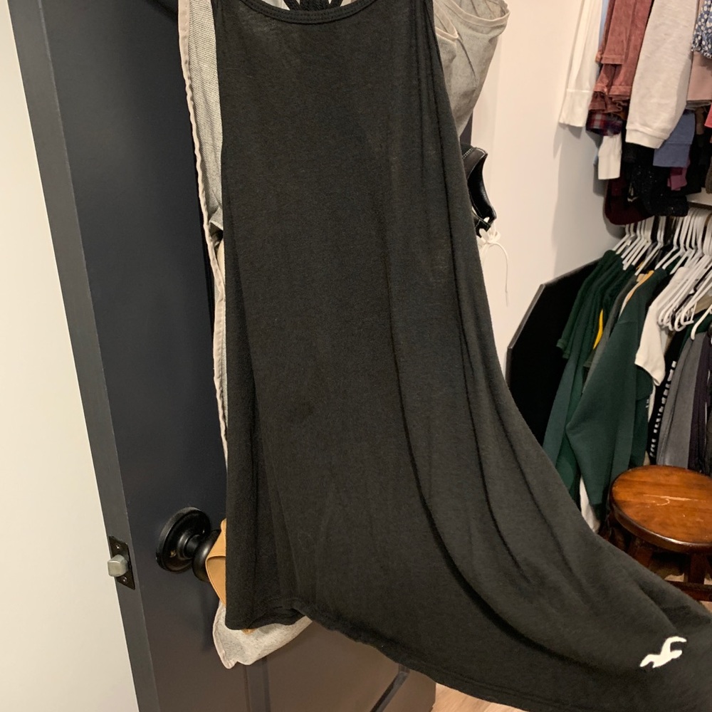 Hollister Haltered Black Tank